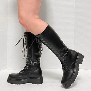 Black Combat & Moto Boots